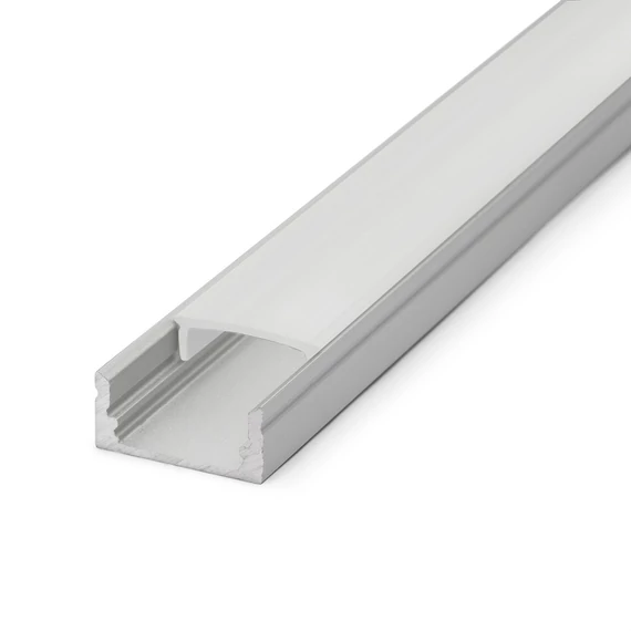 Phenom LED aluminium profil takaró búra, 41010A2-höz, opál, 2000mm