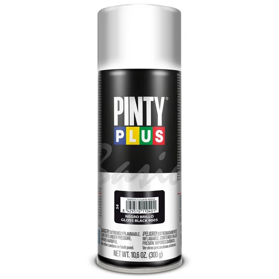 Pinty Plus Basic festék spray, RAL 9005 - fényes fekete, 400ml
