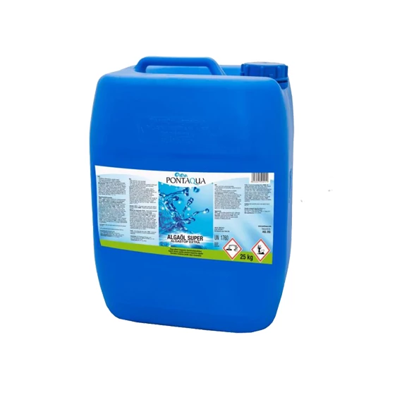 Pontaqua Algaöl Super algaölő, 25kg+FLA 320 kanna 25 liter, kék