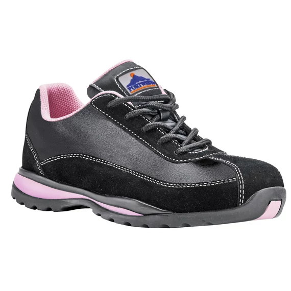 Portwest FW39 Steelite S1P női munkavédelmi cipő, pink-fekete, 43