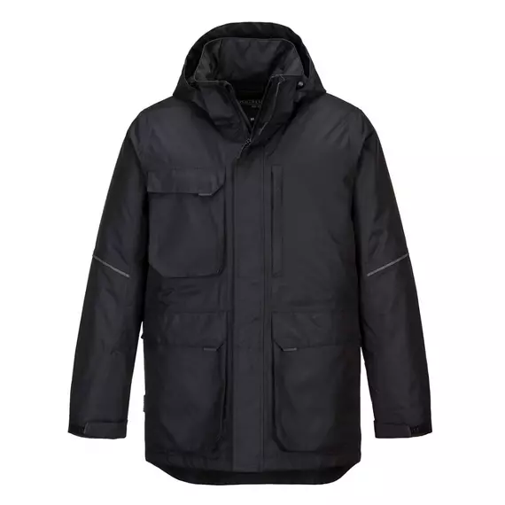 Portwest KX360 Parka kabát, fekete, M