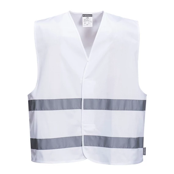 Portwest F474 láthatósági mellény, fehér, L-XL