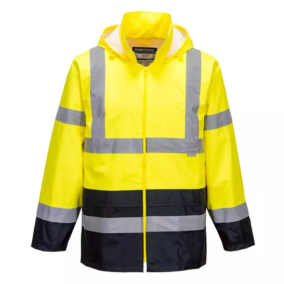 Portwest H443 Hi-Vis Classic Contrast láthatósági esődzseki, sárga-kék, S