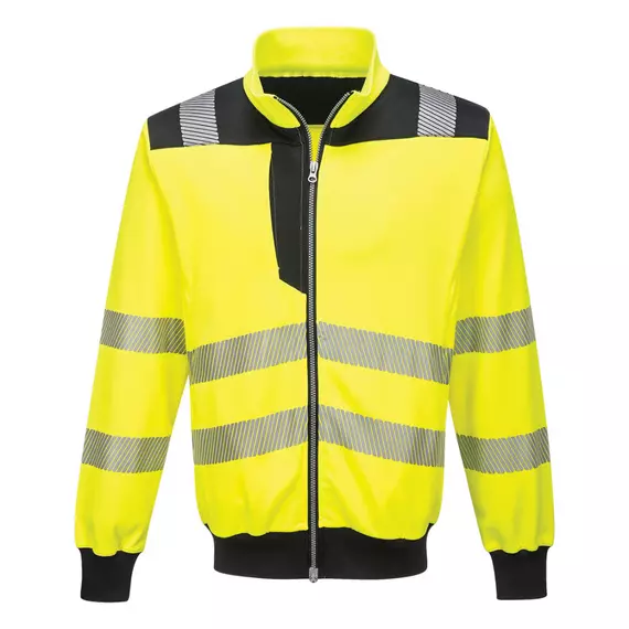 Portwest PW370 PW3 Hi-Vis láthatósági pulóver, sárga-fekete, 5XL