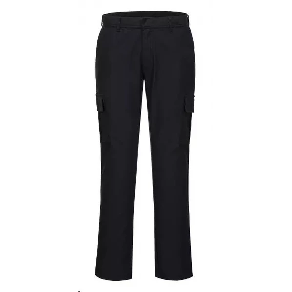 Portwest S231 Stretch Slim Combat munkanadrág, fekete, 40
