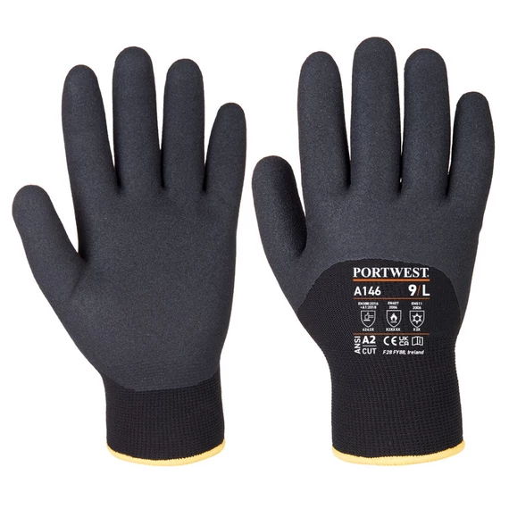 Portwest A146 Arctic téli kesztyű, fekete, L