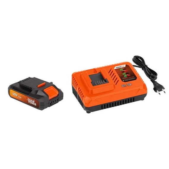 PowerPlus POWDP9062 Dual Power töltő+akkumulátor, 20V (2.0Ah)