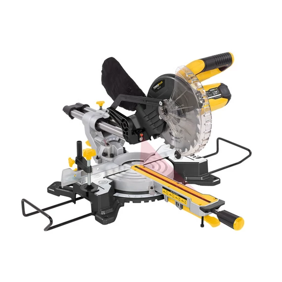 PowerPlus POWX075710S teleszkópos gérvágó fűrész, 1600W (210mm)
