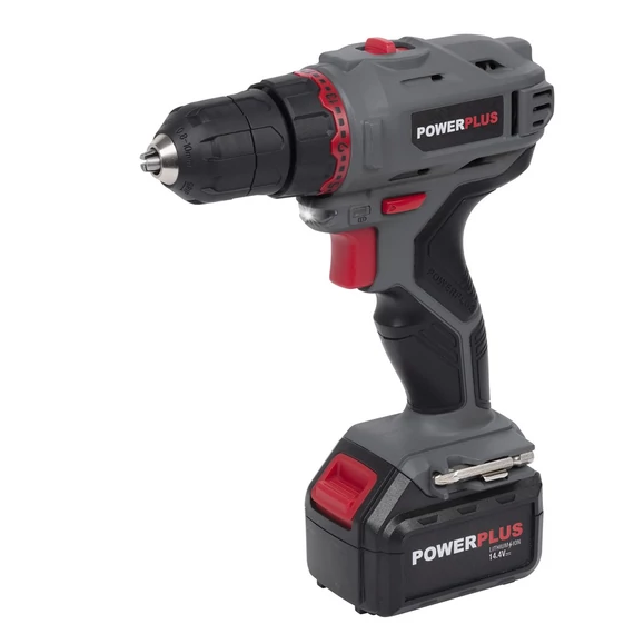 PowerPlus POWE00031 szürke akkus fúró-csavarozó 14,4 V