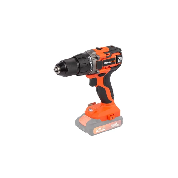 PowerPlus akkus fúró-csavarozó, 50Nm, 20V (akku és töltő nélkül)