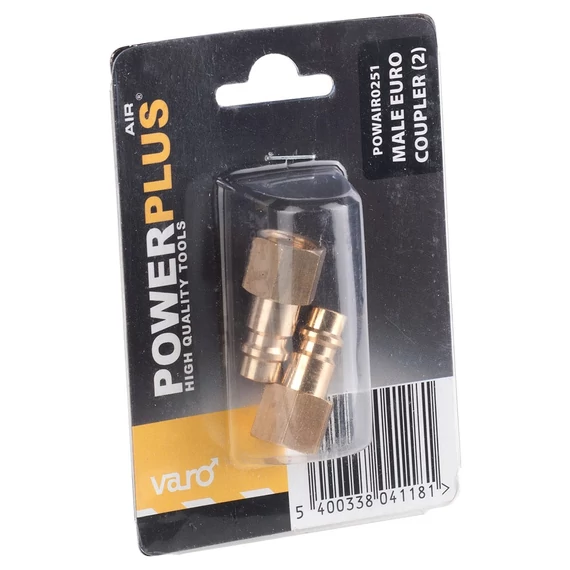 PowerPlus POWAIR0251 gyorscsatlakozó EURO 2db