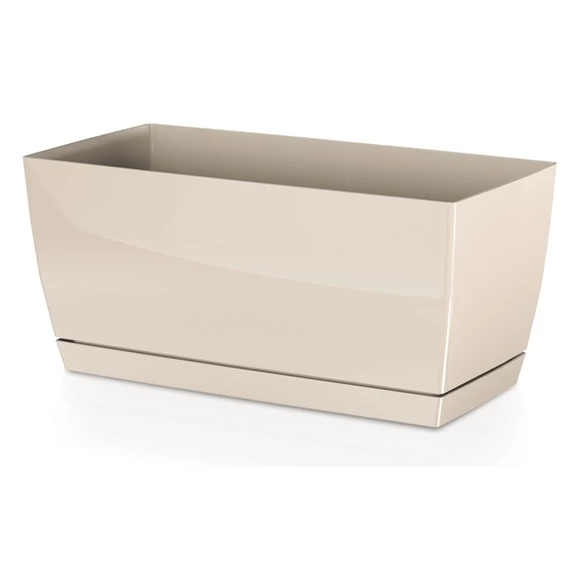 Prosperplast Coubi Case P balkonláda, műanyag, 390x190mm, krémszín