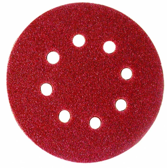 Raider csiszolókorong, tépőzáras, 8 lyukú, 125mm, K60, 10db