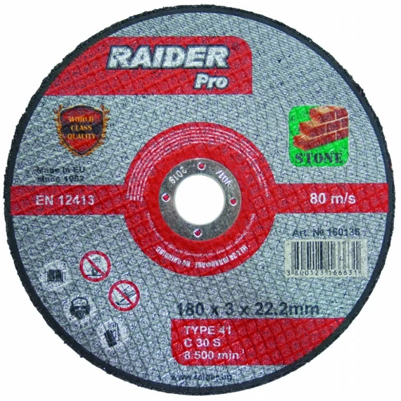 Raider Pro vágótárcsa kőhöz, 115mm
