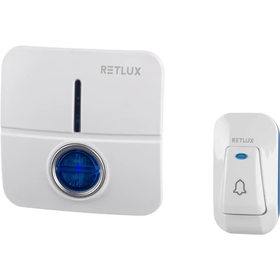 Retlux RDB 105 vezeték nélküli csengő, IP44, 230V, fehér