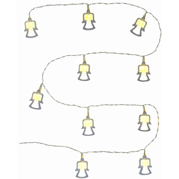 Retlux RXL 269 beltéri angyal fényfüzér, fa, meleg fehér, átlátszó kábel, 10LED, 1.5m