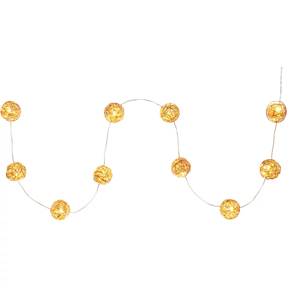 Retlux RXL 237 réz gömb füzér, meleg fehér, 10LED