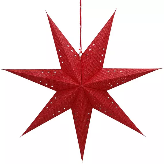 Retlux RXL 362 hétágú csillag, piros, meleg fehér, 10LED
