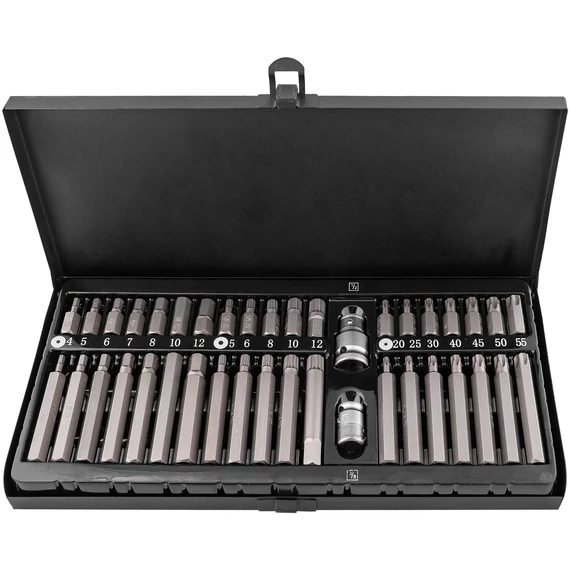Richmann Torx bit készlet, 3/8&quot;-1/2&quot;, 40 részes