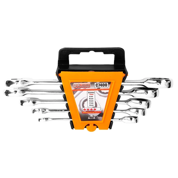 Richmann racsnis csillag-villáskulcs készlet, 8-19mm, 5 részes