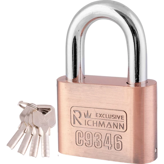Richmann lakat, nikkel, 4 kulccsal, 60mm