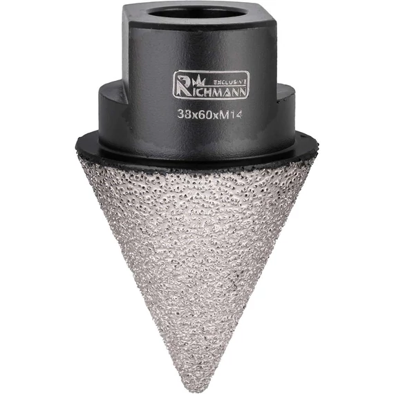Richmann gyémánt marófúró, kúposított, M14, 38mm