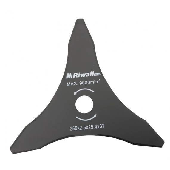 Riwall PRO fűkasza vágókés, 255x25.4x2.5mm