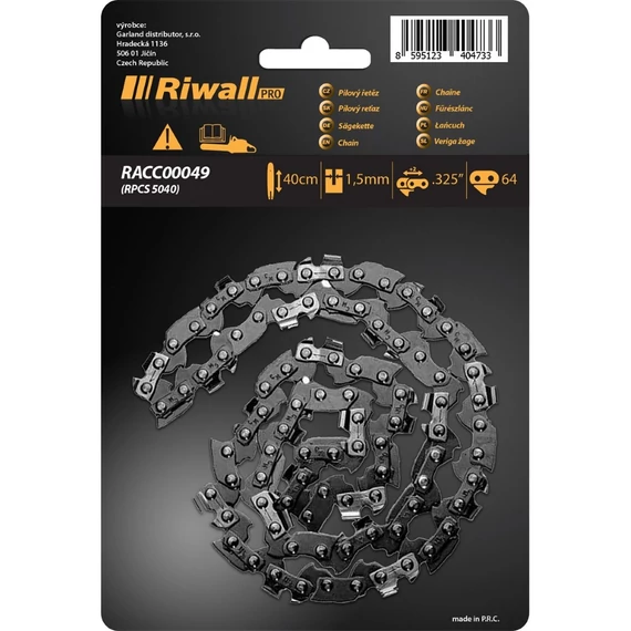 Riwall PRO lánc, 0.325”, 1.5mm, 64 fog, RPCS 5040 láncfűrészhez