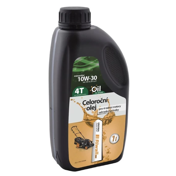 Riwall PRO egészéves olaj 4-ütemű motorokba, 1L