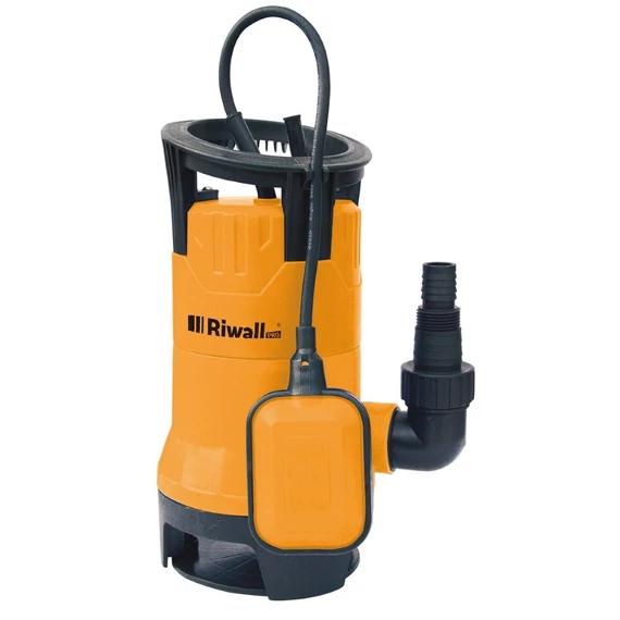 Riwall PRO REP 750 2az1-ben búvár szennyvízszivattyú, 750W, 12500L, 8m