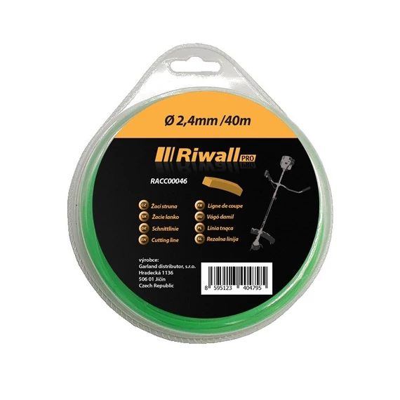 Riwall PRO damil, szögletes, 2.4mm, 40m