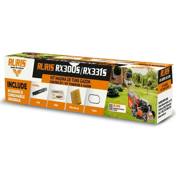 Ruris fűnyíró tartozék készlet RX300S és RX331S fűnyírókhoz