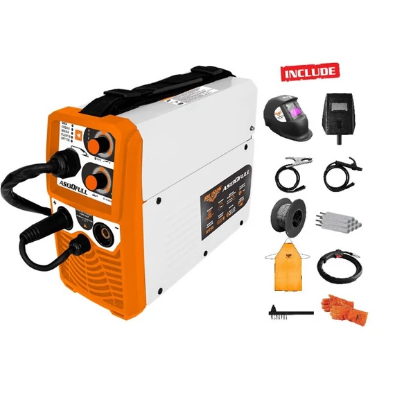 Ruris AS130FULL hegesztőgép, MIG-MAG, MMA, LIFT TIG, 130Ah, 230V