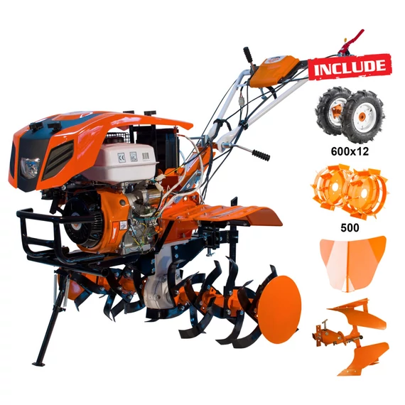 Ruris 918ACC benzines rotációs kapa, 18Le, 75-110cm