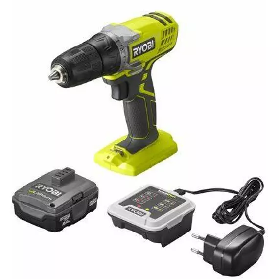 Ryobi R12SD-120G fúrócsavarozó, 25Nm, 10mm, 12V (akkuval és töltővel)