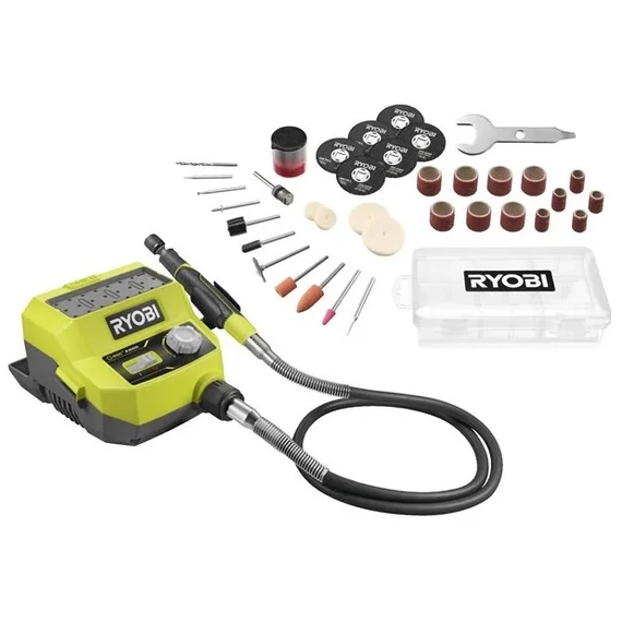 Ryobi RRTS18 ONE+ akkus egyenes csiszoló készlet, 18V, 3.2mm, 35db (akku és töltő nélkül)