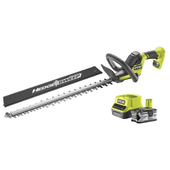 Ryobi RY18HT55A ONE+ akkus sövényvágó, 55cm, 24mm, 18V (4Ah akkuval és töltővel)