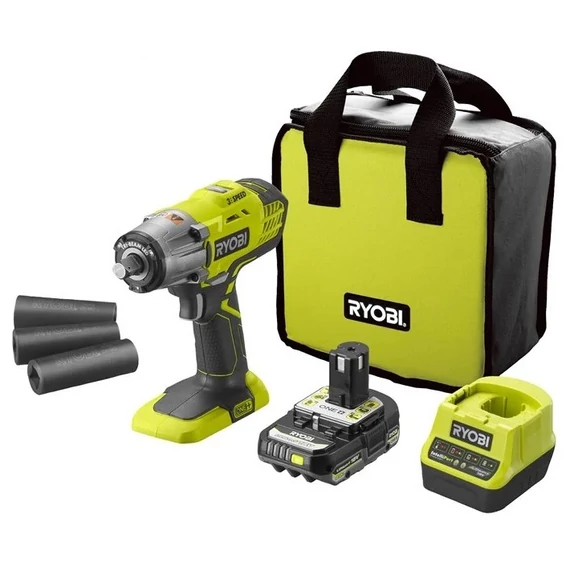 Ryobi R18IW3-120S 18V akkus ütvecsavarozó, 1/2&quot; (2Ah akku és töltő)