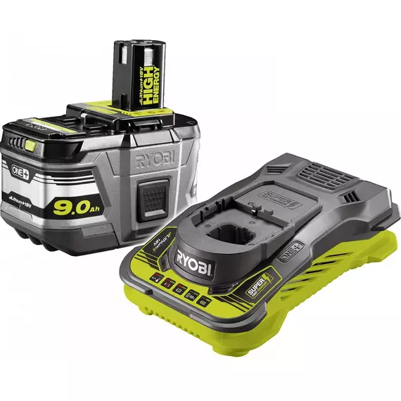 Ryobi RC18150-190 ONE+ akkumulátor és töltő, Li-ion, 9Ah, 18V