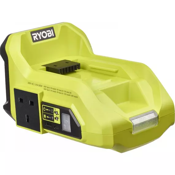 Ryobi RY36BI300A-0 Max Power akkumulátoros inverter, 36V, 300W (akku és töltő nélkül)