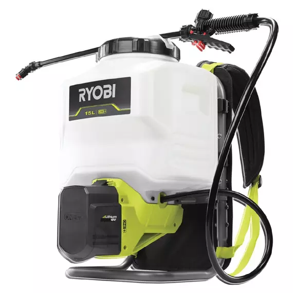 Ryobi RY18BPSA-0 ONE+ háti permetező, 15L, 18V (akku és töltő nélkül)