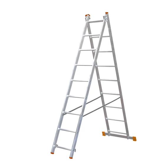 Alumínium kétágú létra 2x10 fokos (280cm)