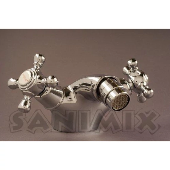 Sanimix Retro 1 bidet csaptelep, automata leeresztővel