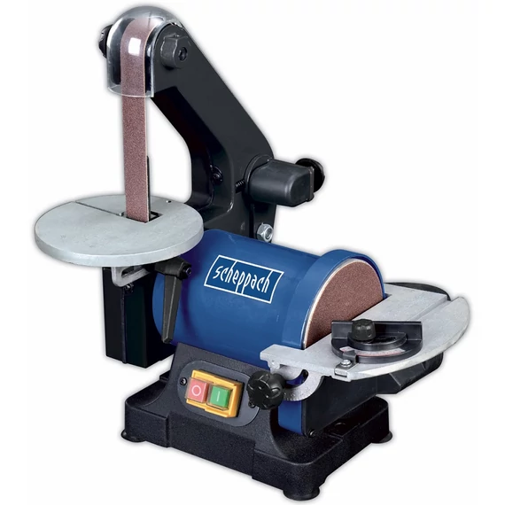 Scheppach BTS 700 szalag- és homlokcsiszoló, 125mm, 250W, 230V