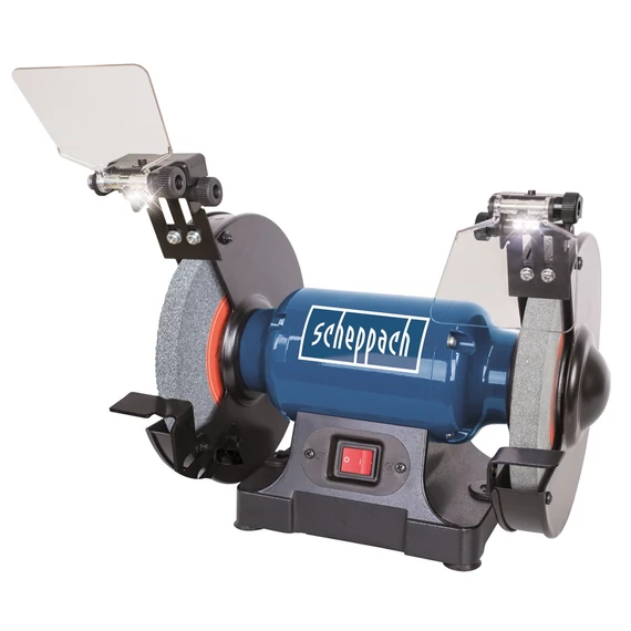 Scheppach SM 200 L kettős köszörű, 200mm, 500W, 230V