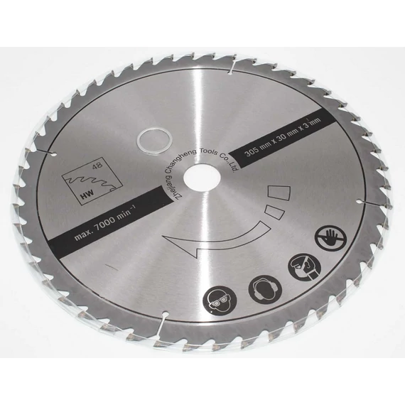 Scheppach TCT körfűrészlap HM 140 L gépekhez, 48 fog, 305x30x3mm