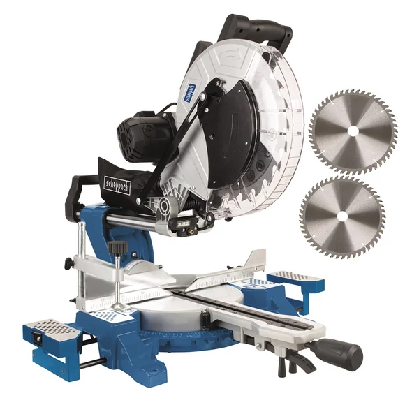 Scheppach HM 140 L gérvágó fűrész lézerrel, dönthető, 305mm, 2kW, 230V