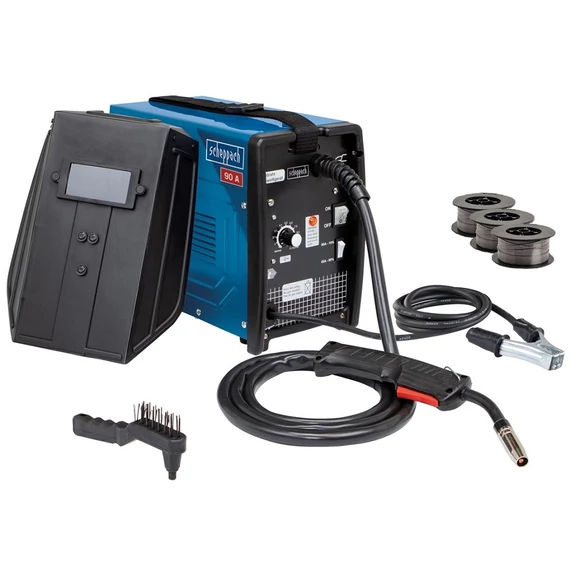 Scheppach WSE3200 fogyóelektródás hegesztőgép, 90A, 3.2kVA, 230V