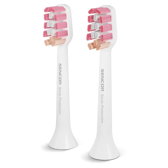 Sencor SOX 016 szónikus pót fogkefefej, fehérítős, 2db