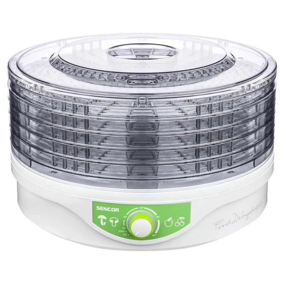 Sencor SFD 2105WH gyümölcsaszaló, 5 tálca